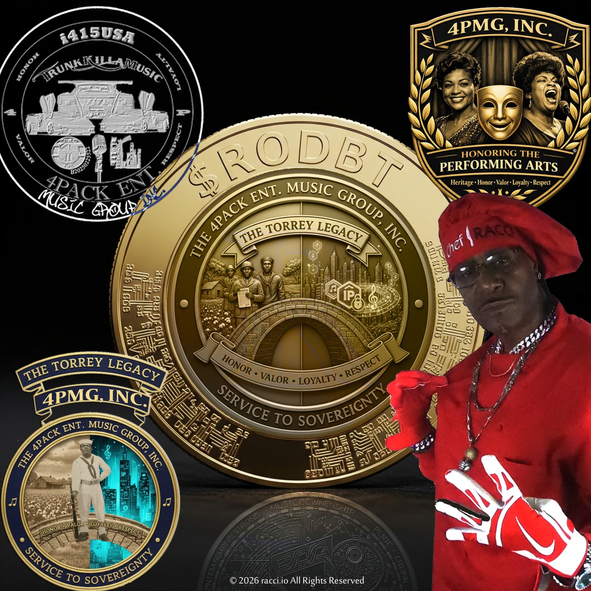 Honoring Lineage. Preserving #Legacy Empowering the Future. ✊🏿 #MLKDay2026 ✊🏿
#4PMGinc is built on 4 Elements: Honor, Valor, Loyalty, Respect. 
🫡 We salute our #CivilRights  ancestors of #America  &amp; Hip-Hop soldiers alike. #ServiceToSovereignty #Heritage #DreamComeTrue 🪖🇺🇸🎭🎤4