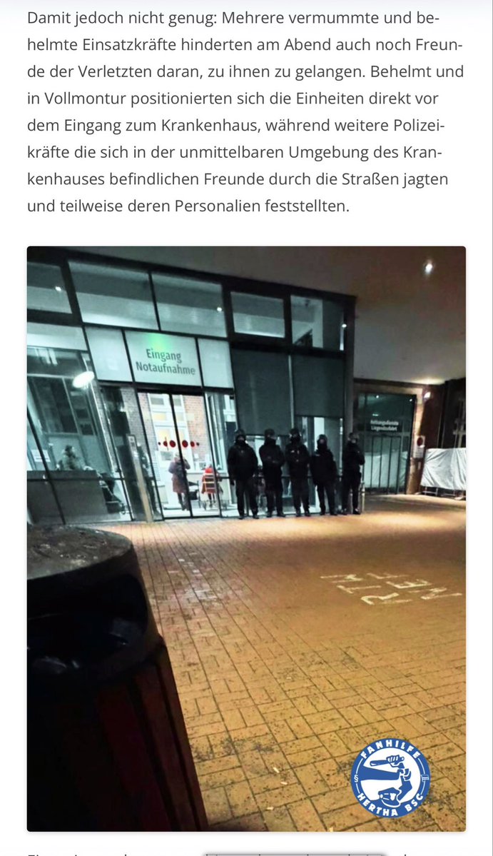 <a href="/polizeiberlin/">Polizei Berlin</a> <a href="/bpol_b/">Bundespolizei Berlin</a> Die Frage ob der Arsch komplett offen ist erübrigt sich, oder? 

#Schalke #Hertha