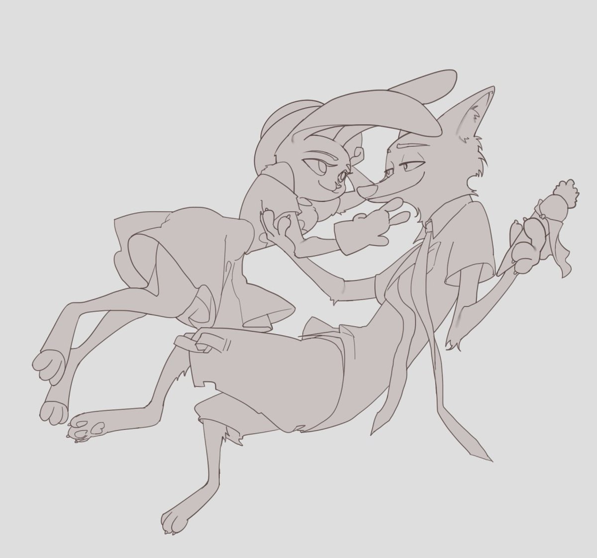 holly85935153's tweet image. 等画完要等太久了，先发发
决定给我的每一篇同人文都画插画🤔