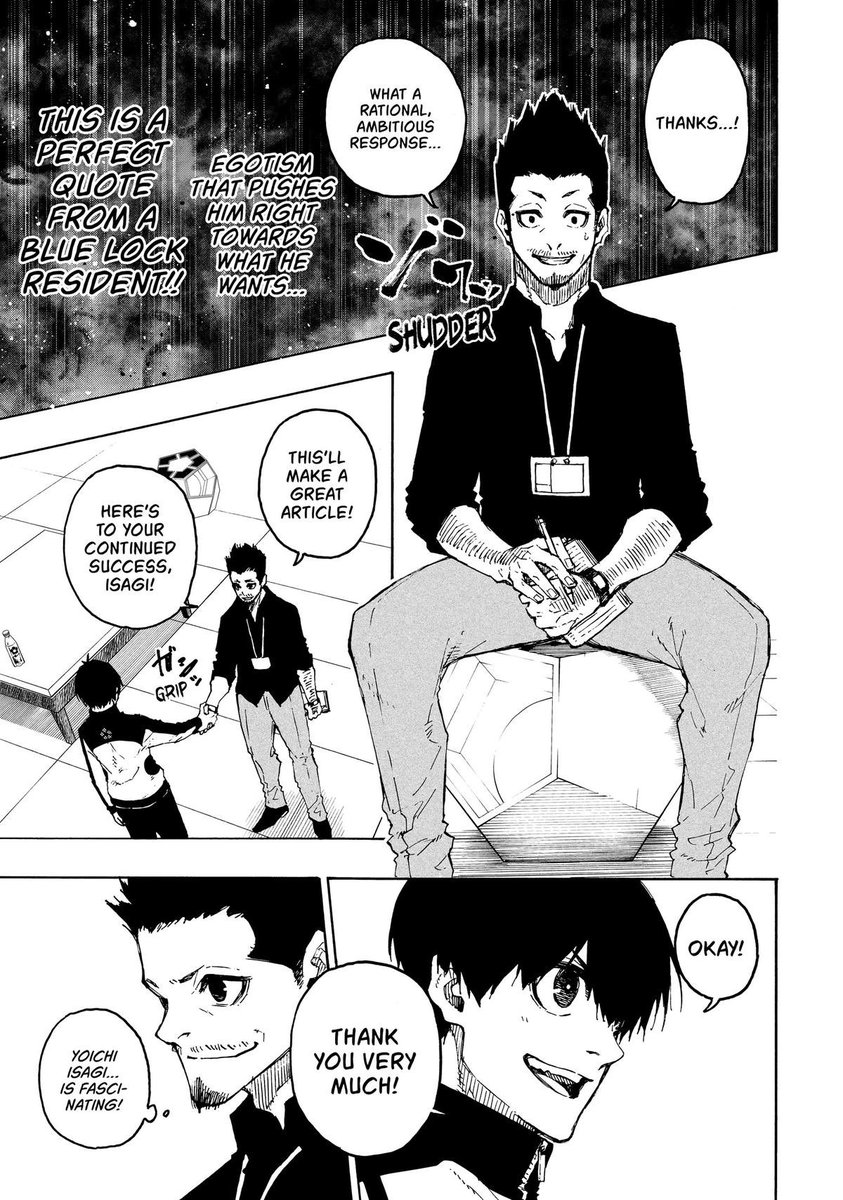 I’m sick of you people who don’t read commenting isagi admitted he want to play or play as a cam .