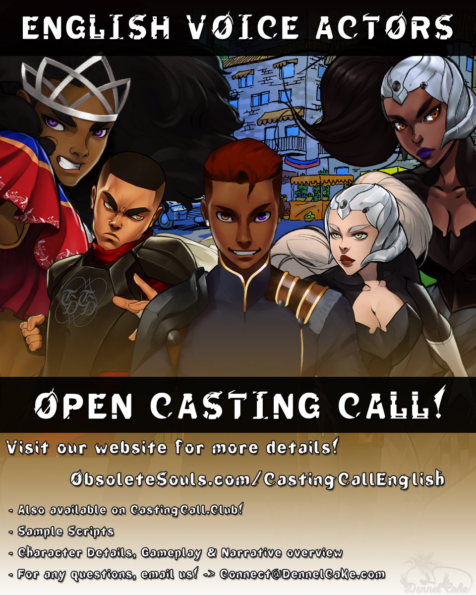 🌟Our voice actor casting call is STILL OPEN until January 31st! 📣 Select a link below to apply for any available characters! ❤️🎤
obsoletesouls.com/castingcall
castingcall.club/projects/obsol…