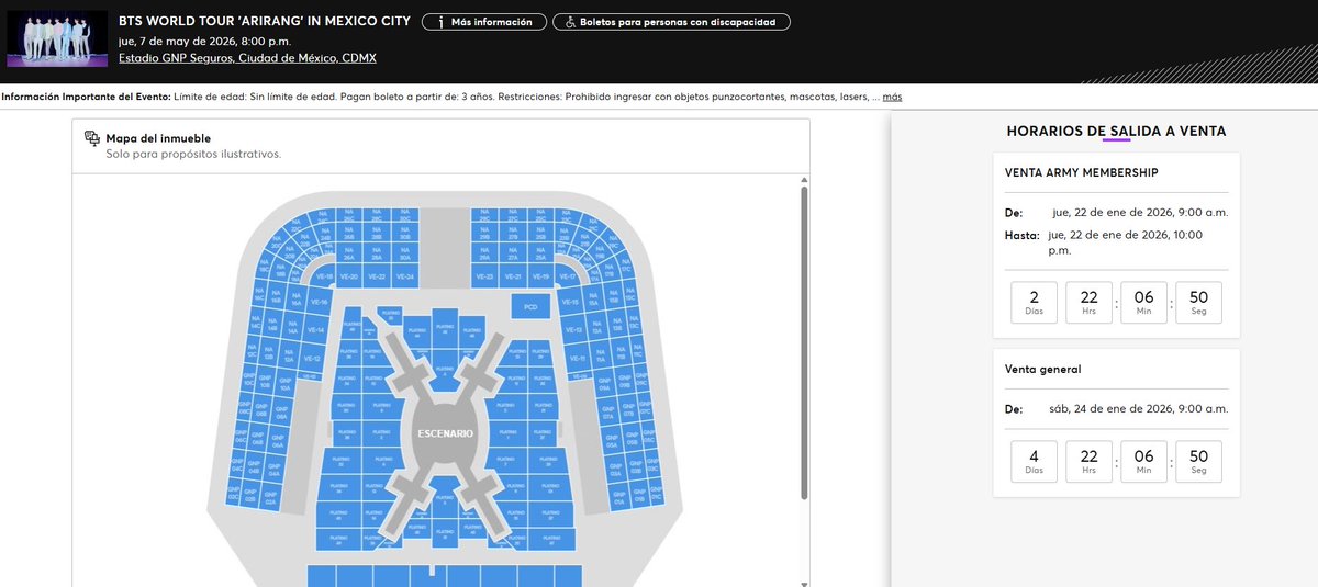 Gracias por publicar el mapa, <a href="/Ticketmaster_Me/">Ticketmaster México</a>, pero la información sigue incompleta.

Les pedimos  <a href="/Ticketmaster_Me/">Ticketmaster México</a> y <a href="/ocesa_kpop/">OCESA K-pop</a> que publiquen los precios oficiales por zona.

Sin precios, no existe compra informada ni un proceso verdaderamente transparente. Necesitamos saber