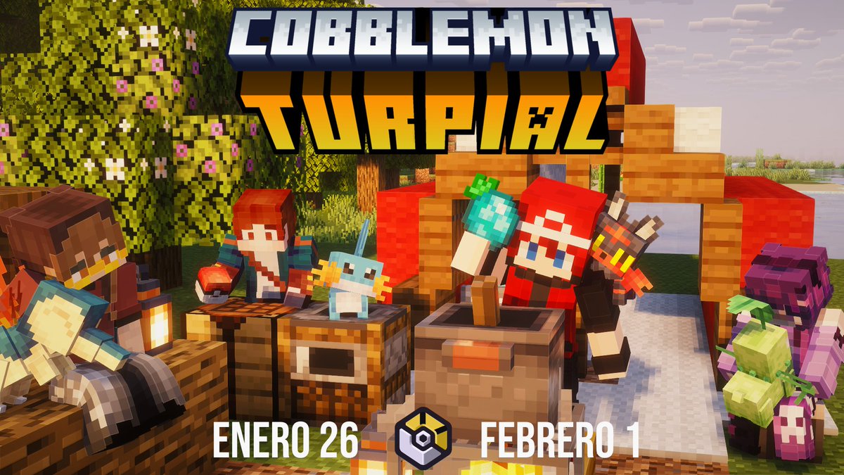 Desde el Lunes 26 de Enero hasta el Domingo 01 de Febrero vamos a hacer una miniserie de Cobblemon llamada Cobblemon Turpial.

Vive el mundo Pokemon en Minecraft, crea tu equipo y prepárate para caerte a coñazos el ultimo da por la gloria

(Nos quedan 05 Puestos disponibles)