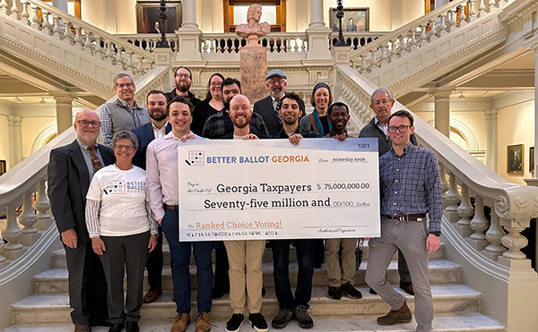 The Georgia legislative session started last week, and we’re heading into it with a simple goal: Be ready.

Last session, we saw legislation that would have blocked communities from using #RankedChoiceVoting

Help us out this session by signing up with us: betterballotgeorgia.org/join