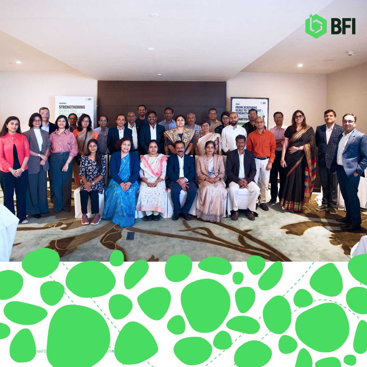 BFI_Impact_'s tweet photo. Convened by Blockchain For Impact (BFI), an invite only expert roundtable in Raipur brought together clinicians, public health leaders, innovators, patient advocates & sickle cell warriors.

The focus went beyond screening addressing confirmatory diagnostics, treatment monitoring, genetic counselling & long term follow up.

A powerful reminder: health tech creates real impact only when built around lived realities.

@sandeepnailwal @CryptoRelief_ @AIIMSRaipur @GN_Gautam @sminnovations1