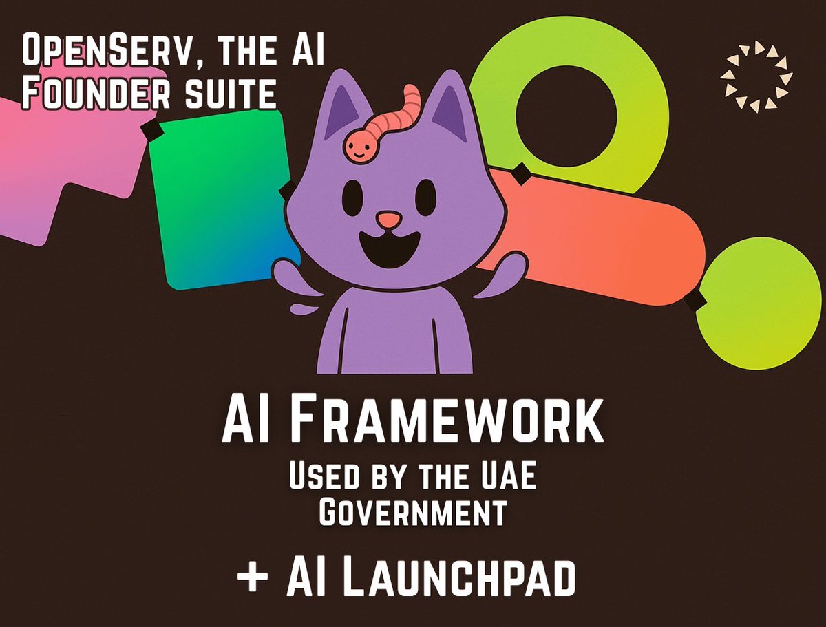 I've started refilling a few bags in 2026. 🫡

$SERV is one of them, and for many good reasons.

It found a bottom &amp; held strong.
It's now back in an uptrend.

But more important, OpenServ Tech is now being used by the UAE government!

+ AI is coming back strong in 2026. ↓ 🧵