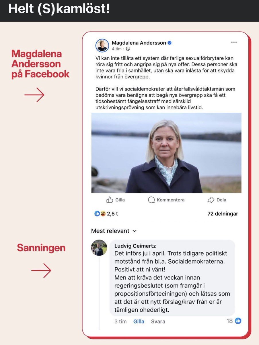 <a href="/FredrikKarrholm/">Fredrik Kärrholm</a> Hon är sanslös …  lögn på lögn serverar hon !!