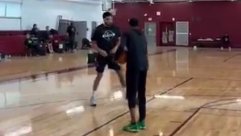 BuzzBetsTV's tweet photo. Jayson Tatum was a full participant in a Celtics shootaround today and seems to be closer to making a return following a torn Achilles https://t.co/jII9x2WCdC