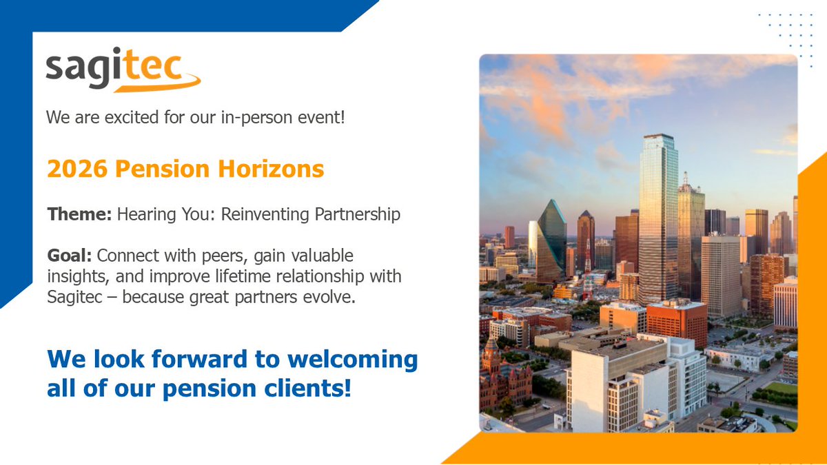 #SagitecEvent #PensionHorizons2026