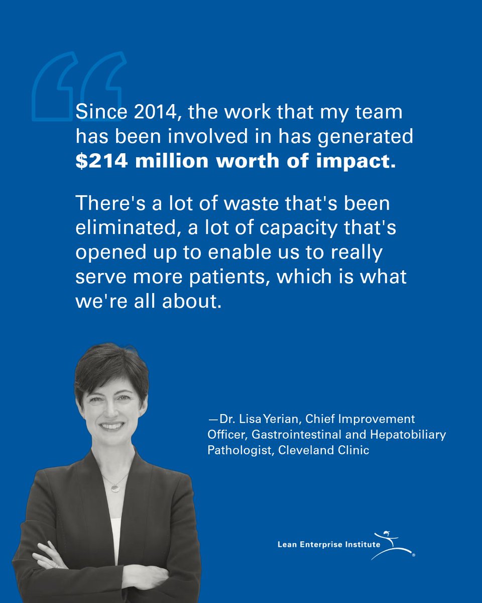 When COVID hit, Cleveland Clinic's systems didn't collapse. They adapted.
→ 300,000+ tests performed 
→ Nearly zero caregiver infections from testing 
→ Vaccination processes others replicated 

Read about their story: hubs.li/Q03_fB2r0

#LeanThinking #ClevelandClinic