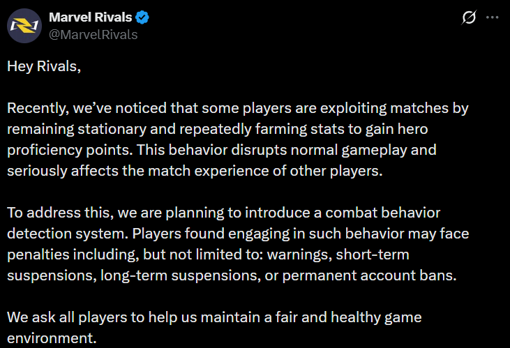 Marvel Rivals Intel tweet media