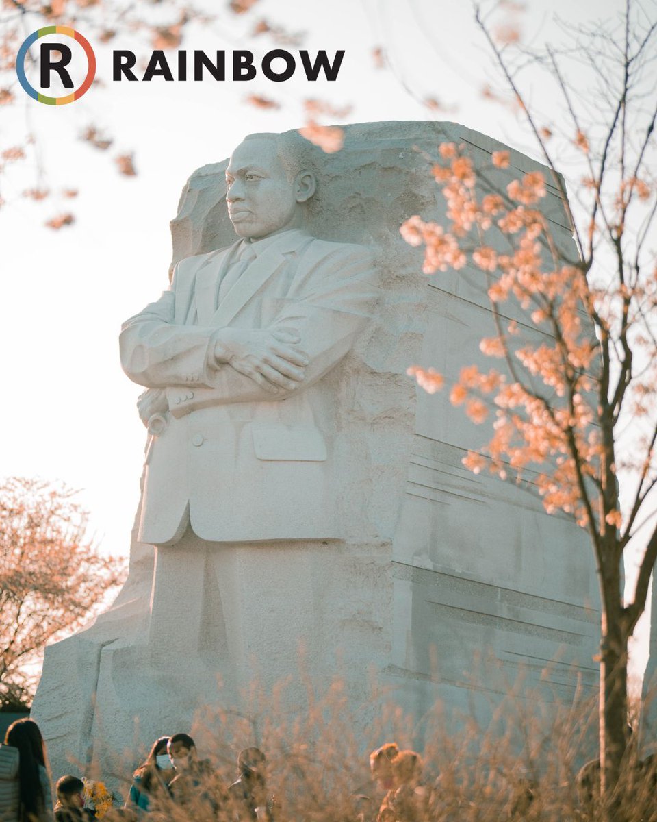 "Out of the mountain of despair, a stone of hope” can rise, said Dr. Martin Luther King, Jr.

Today, we reflect on MLK's life and legacy as well as the broader civil rights movement. His monument in Washington, D.C., stands as a symbol of hope and justice for Rainbow Housing.