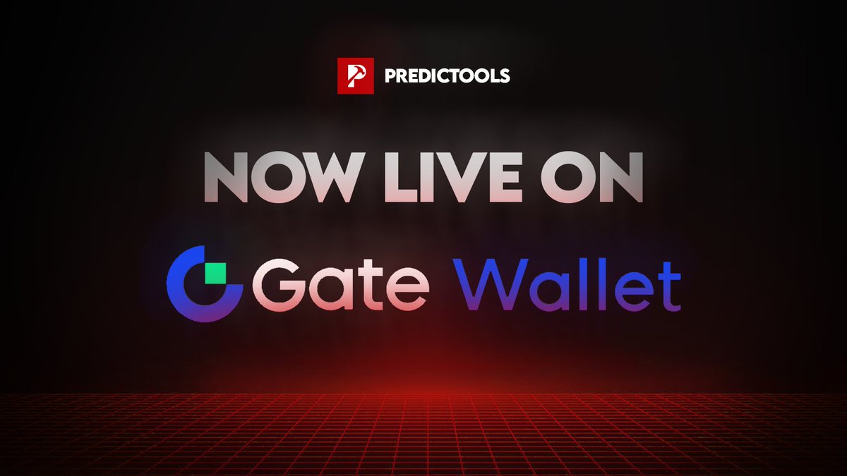 PredicTools's tweet image. pleased to announce that amid growing momentum in prediction markets, $PREDIC has now been verified and listed on @Gate Wallet!