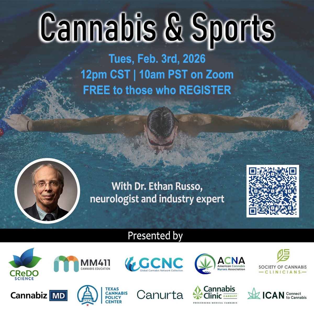 TxMJPolicy's tweet photo. Cannabis among athletes has gained attention as many seek natural alternatives for pain management, recovery &amp; performance enhancement. We’ll delve into how cannabis can be integrated into sports practices while prioritizing safety &amp; efficacy.
 
FREE webinar Reserve your spot! https://t.co/qCHRte4pZN