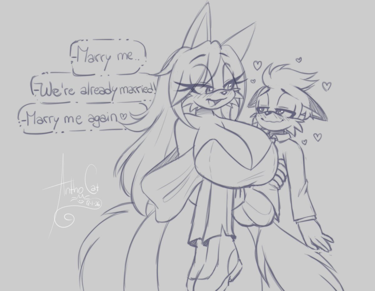 Simple sketch commission for <a href="/UltyFox/">UltyFox - CEO of B E E S</a> ^^ thank you ♥