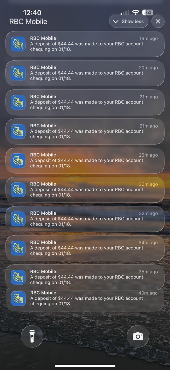 Each time I deposit his cash, he gets a notification. 
And I find it sooo cute how Me accepting his money becomes the trigger for him to keep sending 💗

Just a perfectly programmed pleasure toy for Princess! 🤖🏧💗