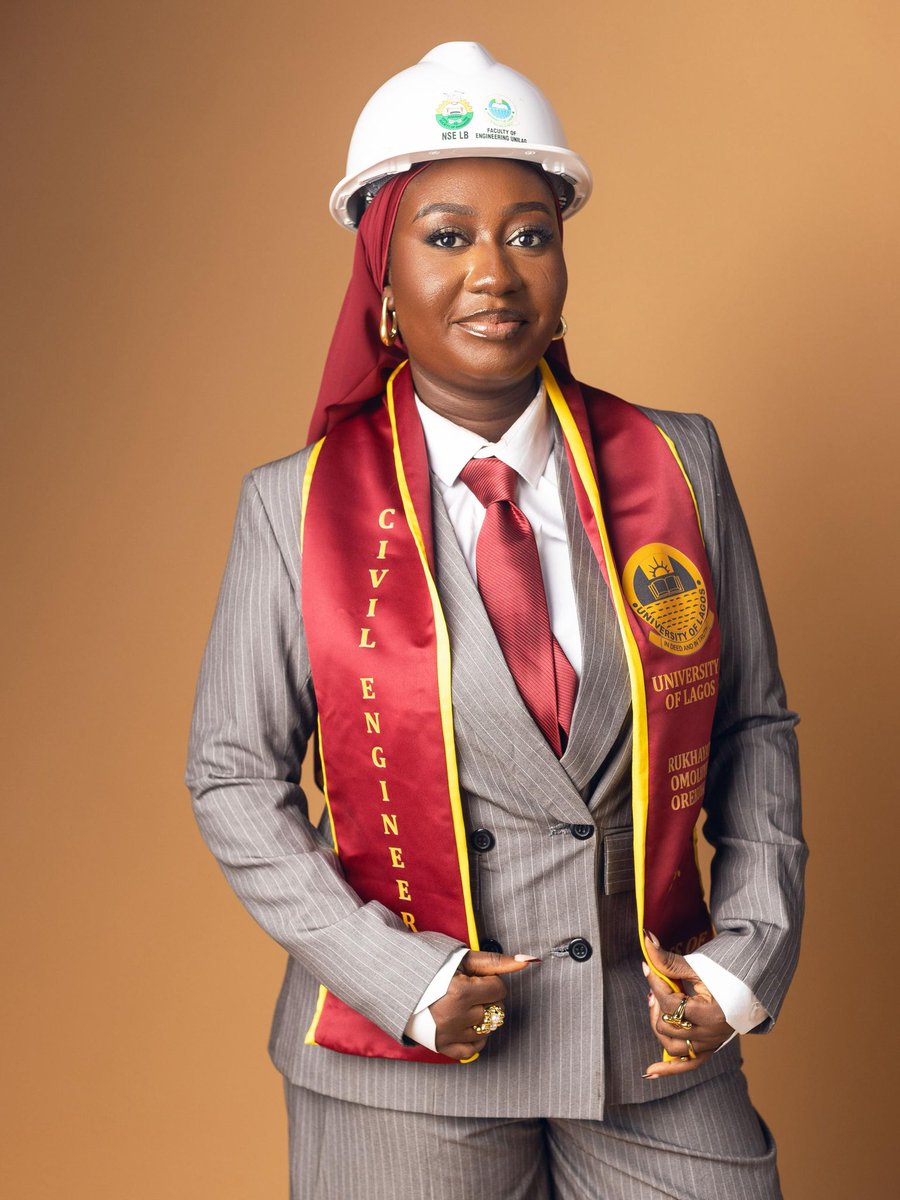 Got inducted into NSE today🎉
Now introducing: Engr Rukhayat Orekoya
BSc (Hons) Lagos, GMNSE.