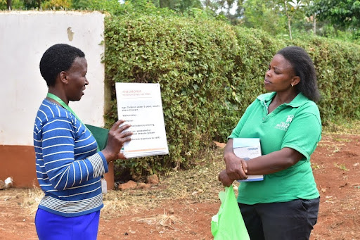 Our community health promoters (CHPS) are the heartbeat of community health. They move from door to door educating families, identifying health risks early, and linking households to life-saving services in our communities. 
#CHPSInAction #CommunityHealth 
 #HopeInAction