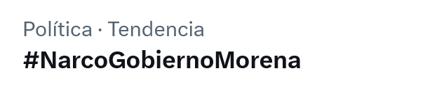 No vayan a usar #NarcoGobiernoMorena porque le molesta la presirvientA que los balconeen con los gringos.