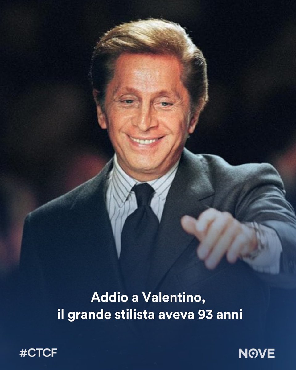 Addio a Valentino, l’ultimo imperatore della moda italiana.