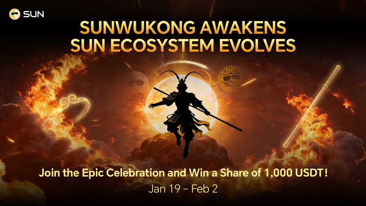 🔥 SUN Brand Evolution: Entering the Wukong Era 🔥 A new chapter begins.  SUN has officially evolved into the Wukong Era, embracing a powerful  cultural identity inspired by Chinese heritage. As part