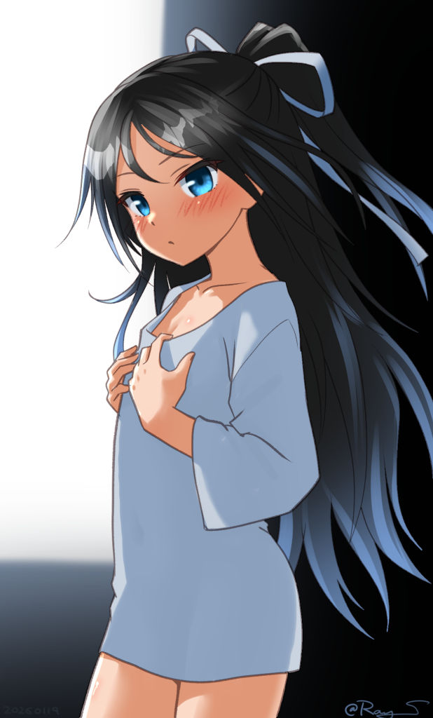 Ray___S's tweet image. （陰影を減らしてみるテスト）
#艦これ版深夜の真剣お絵描き60分一本勝負 
#艦これ版真剣お絵描き60分一本勝負_20260119