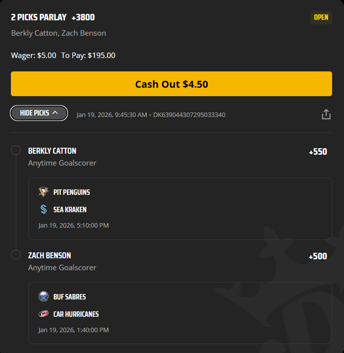 HomeRunPredict's tweet photo. $25 to a random person who likes/reposts this when it cashes. https://t.co/jR0jaBd7AR