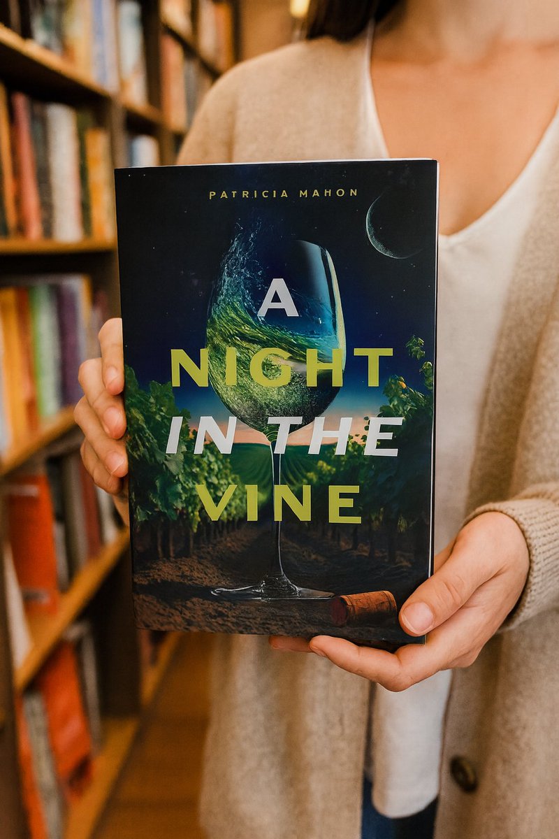 currentgoldnews's tweet photo. A Night in the Vine by Patricia Mahon (2025). A #postpandemic #novel about the #earth, #vineyards, #wine and a single moment when the #past meets the present and the present tells the perfect #story about human connections. https://t.co/gTQ6fnTxr7 --- Available on #Amazon and Barnes & Noble.https://t.co/nbs02NkEah via @YouTube