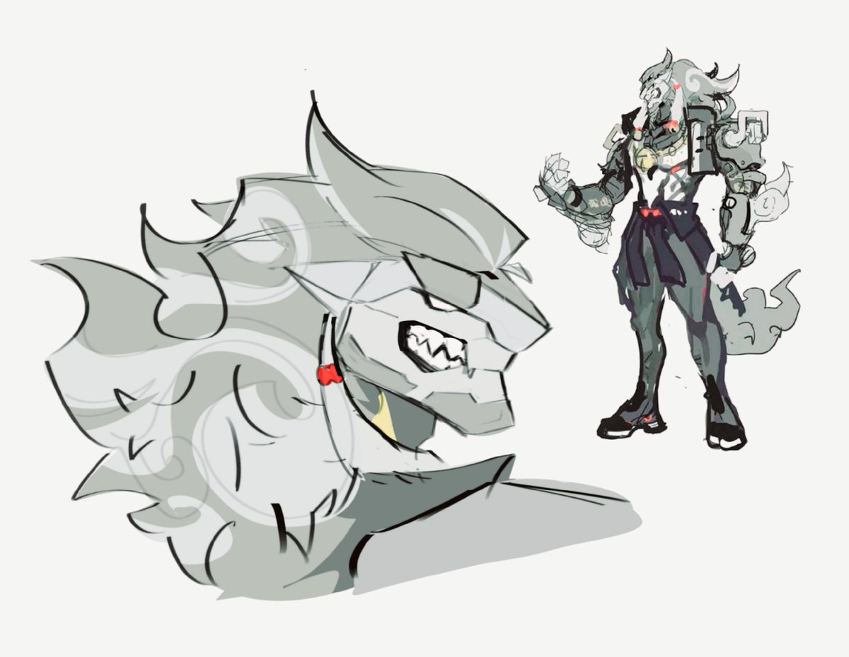 Imo this was the better concept Banyue
#ZZZ #zzzero #Banyue  #furryart