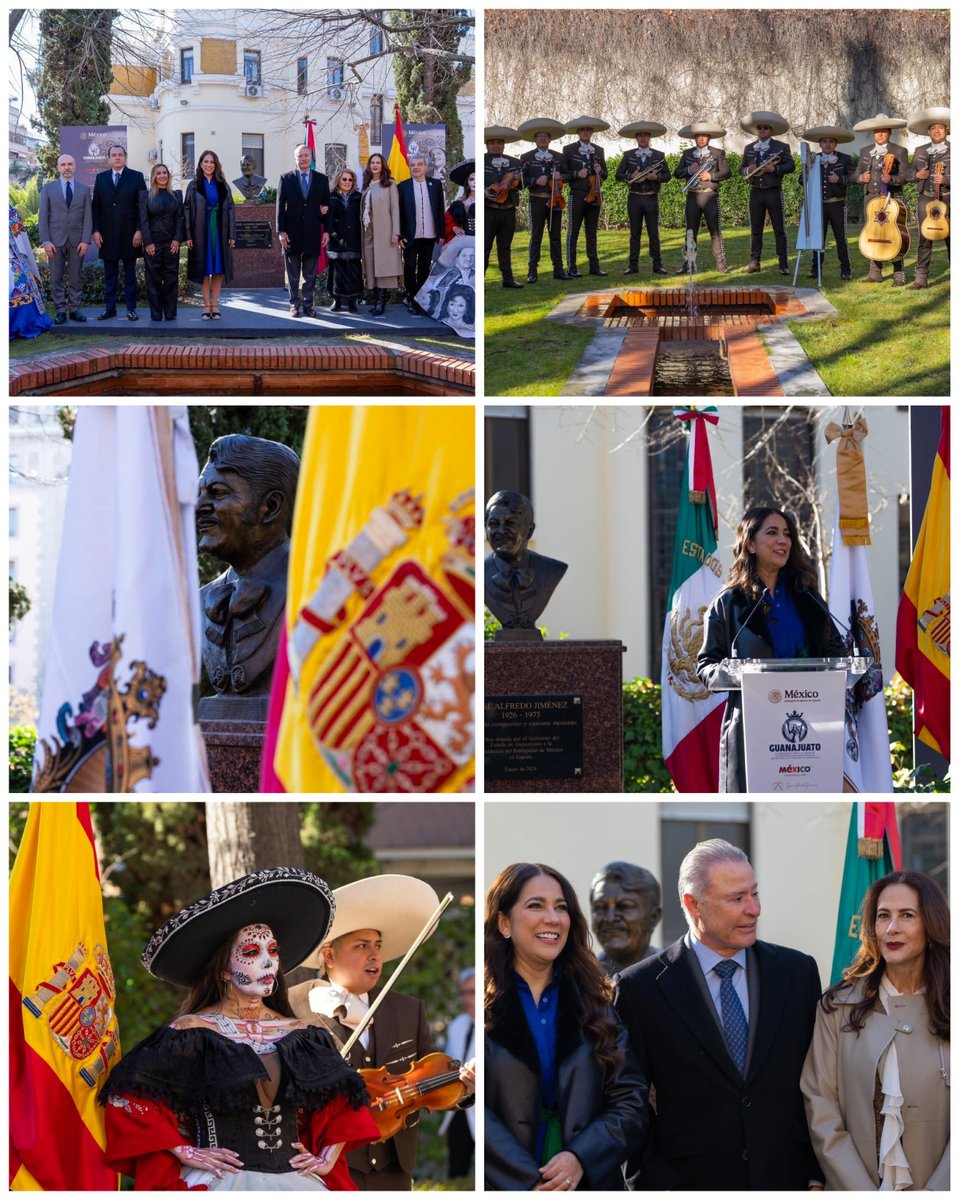 🎶 No hay océano capaz de separar lo que la música une.

Desde Madrid celebramos el centenario de José Alfredo Jiménez, el hijo de Dolores Hidalgo que supo llegar al alma del mundo entero.

Sus canciones borraron fronteras, nos entendieron y se volvieron parte de nuestra propia