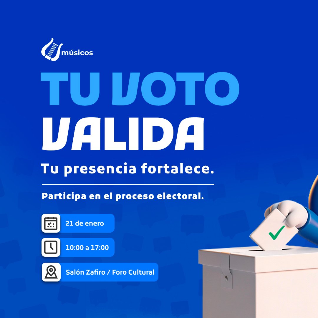 La fuerza de nuestro sindicato reside en la unidad de sus miembros. Para que el SUTM-SUTME siga siendo una institución sólida, transparente y con voz propia, tu asistencia a las urnas es indispensable.
¡Te esperamos para seguir construyendo juntos! 🙌✅