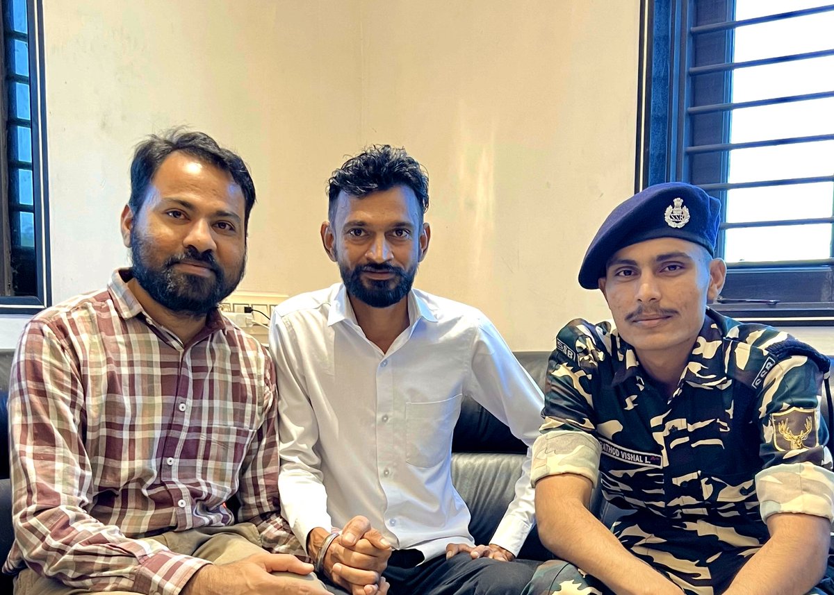 Congratulations to Mr Vishal Rathod for completing his SSB training and Mr Jitendra Parmar for passing the All India Bar Exam. Jai bharat.