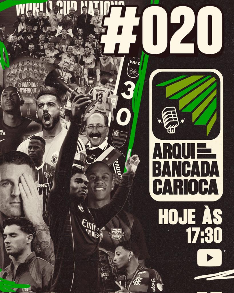 Venham que hoje tem 👇

youtube.com/@arquibancadac…