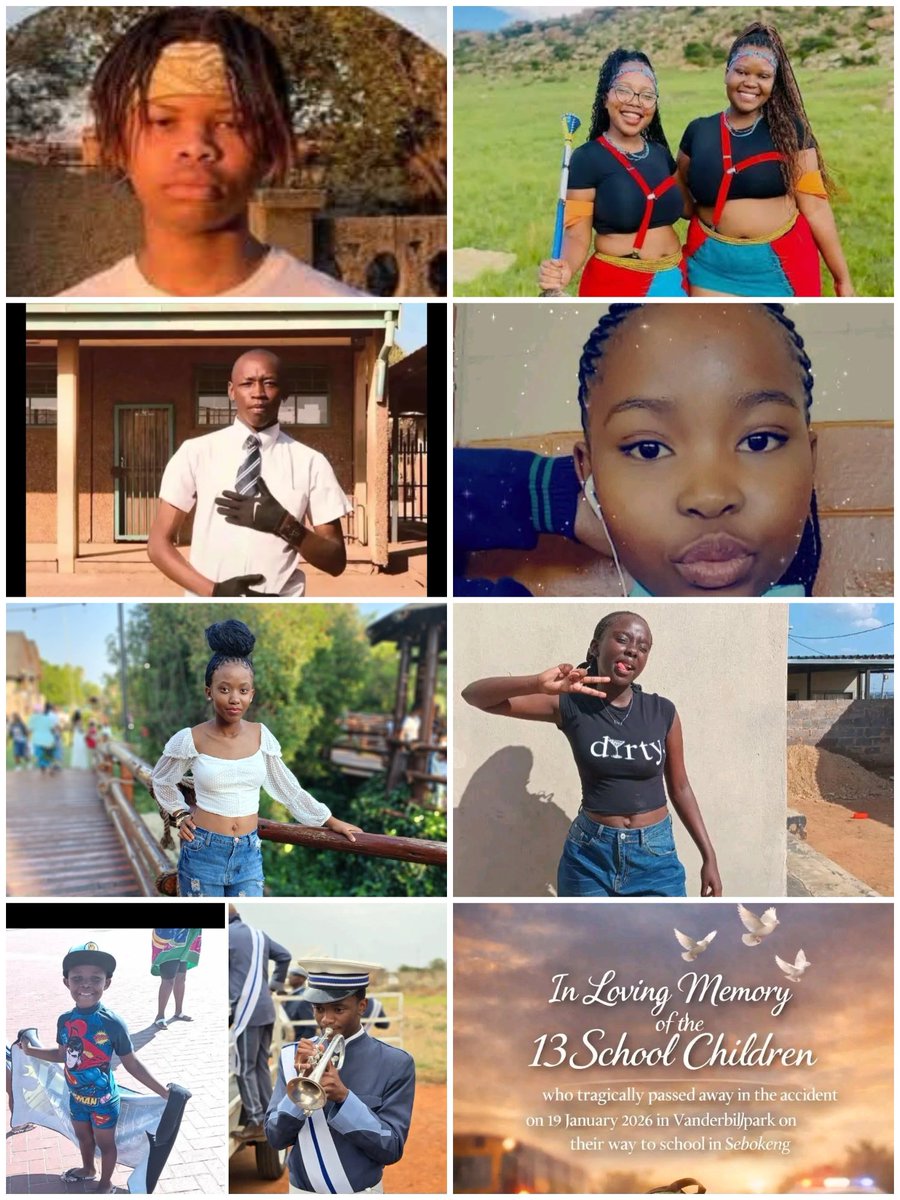 The city of Vaal has been under a dark cloud loosing many young kids in a space of 3 weeks.May God strengthen the families of these kids who went missing,raped,Murdered,drowned and lost their lives in horrific accident caused by negligence.💔🕊️
#vaalaccident 
#Vaal