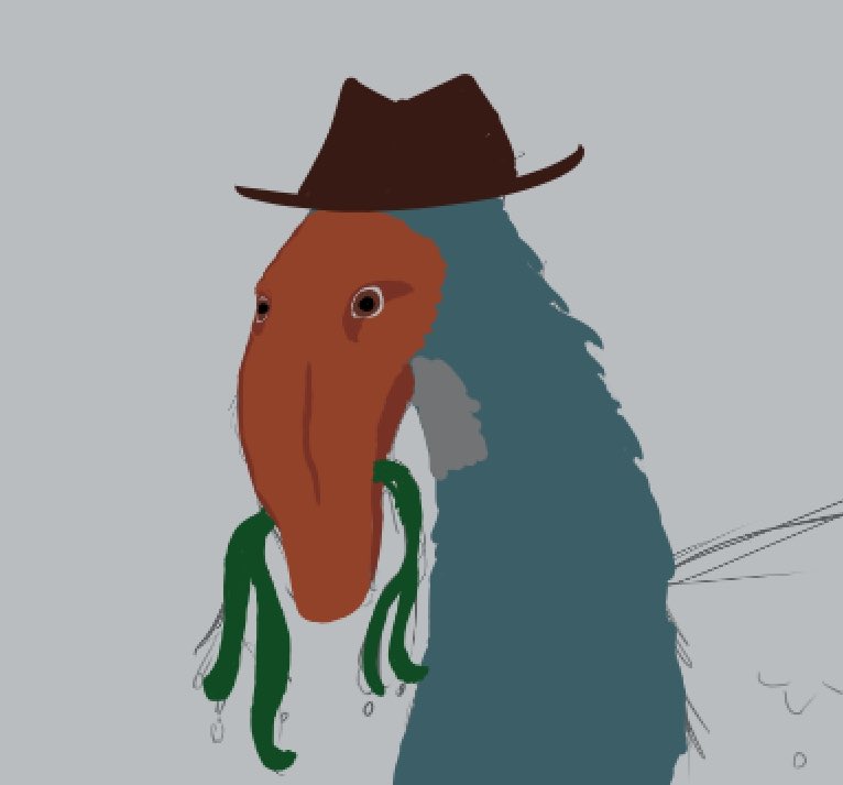 What I realized what u have done when drawing this Dino.