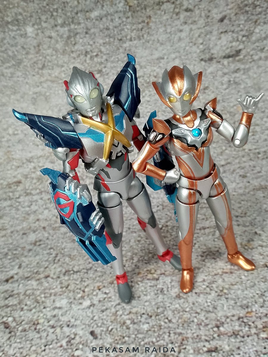 PekasamR's tweet photo. i'm really love this new version,i hope someday bandai release more rare character like ultraman USA full team,Great &amp; Powered https://t.co/13z7kMooWE
