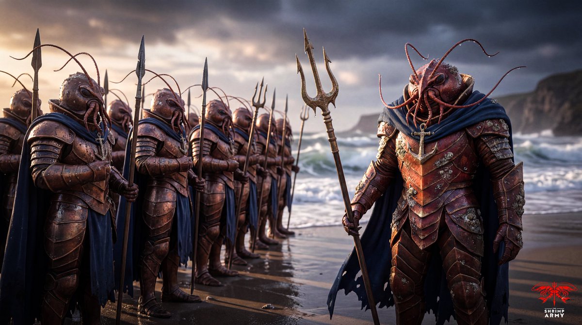 As crime crumbles The Shrimp Army will rise again. Original and organic always wins. 🦐