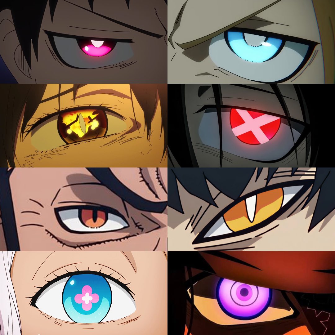 IrobustFFchad's tweet photo. #FireForce Eyes are so unique https://t.co/4gs2vPnYrk