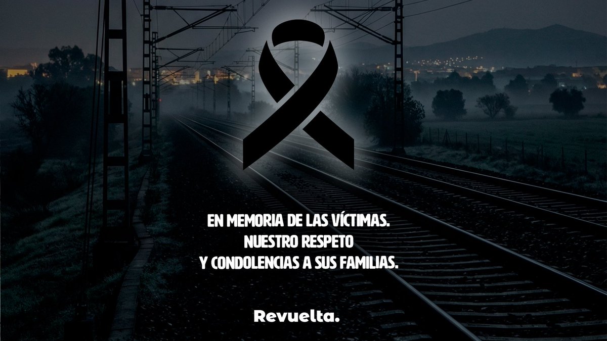 revuelta_es's tweet image. En estos momentos de dolor, destacamos lo único esperanzador: la solidaridad y generosidad de tantos buenos españoles.

Nuestras condolencias a las familias de las víctimas.
