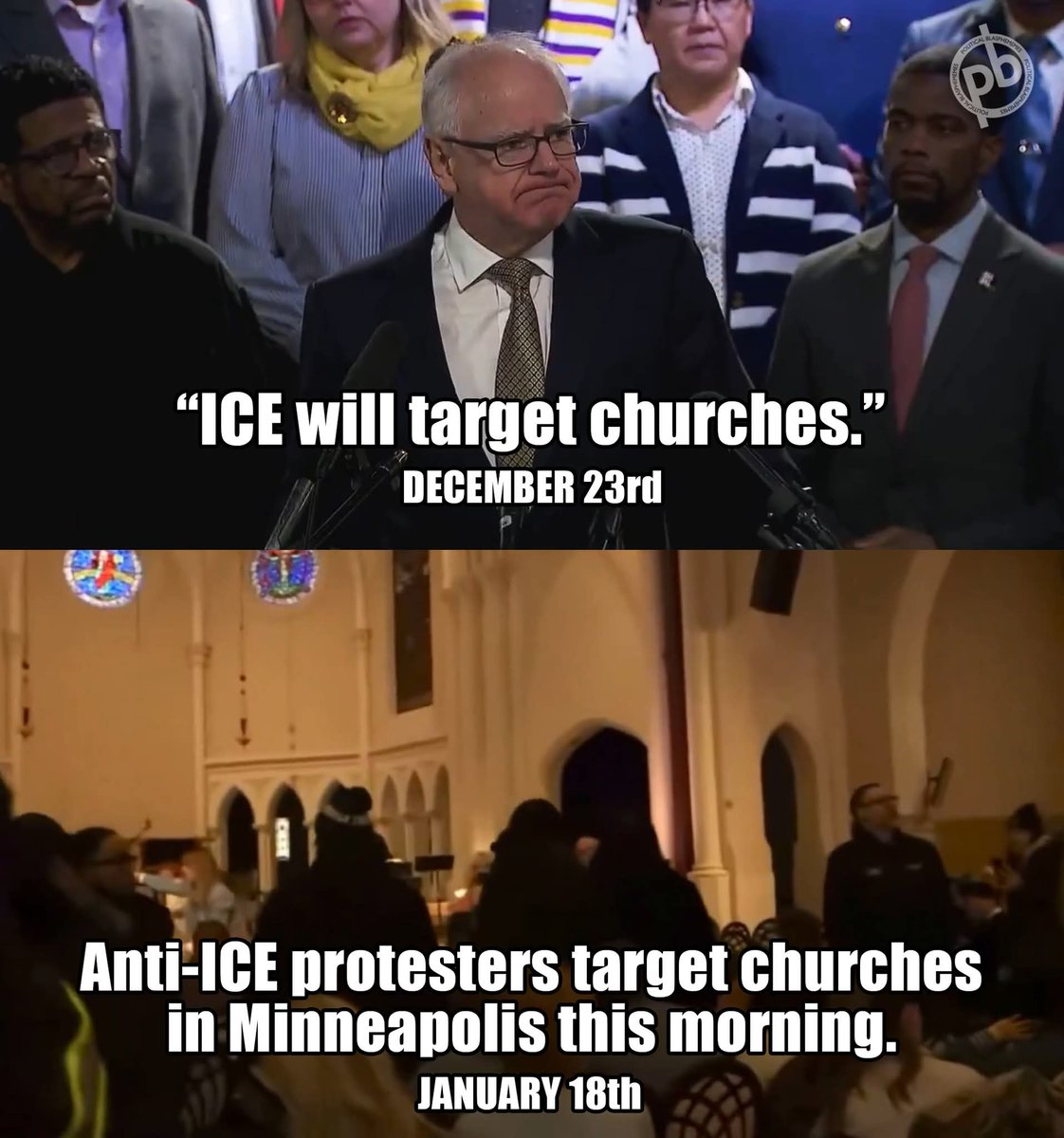 Sassafrass_84's tweet image. Then, a church was attacked. 

Words are powerful. Democrats are inciting violence.