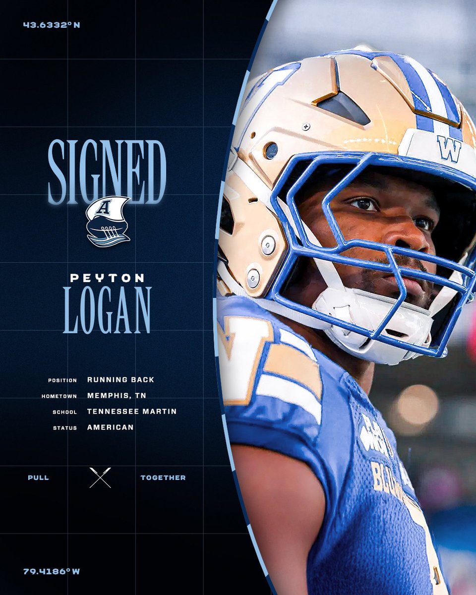 TorontoArgos's tweet image. We've signed DL Dewayne Hendrix, RB Peyton Logan &amp;amp; DL Soane Toia 🌊