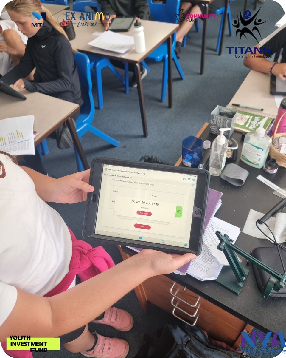 TCFRotherham's tweet photo. Thinking, tapping, and learning
Using digital tools to explore nutrition and make informed choices through Cookies KHAW lessons.
Thank you to MTL, Harsco Environmental,Ex Animo Foods for their continued support π
#CookiesKHAW #FoodEducation #LearningThroughTech @TNLCommunityFund https://t.co/rkBRgLeZt6