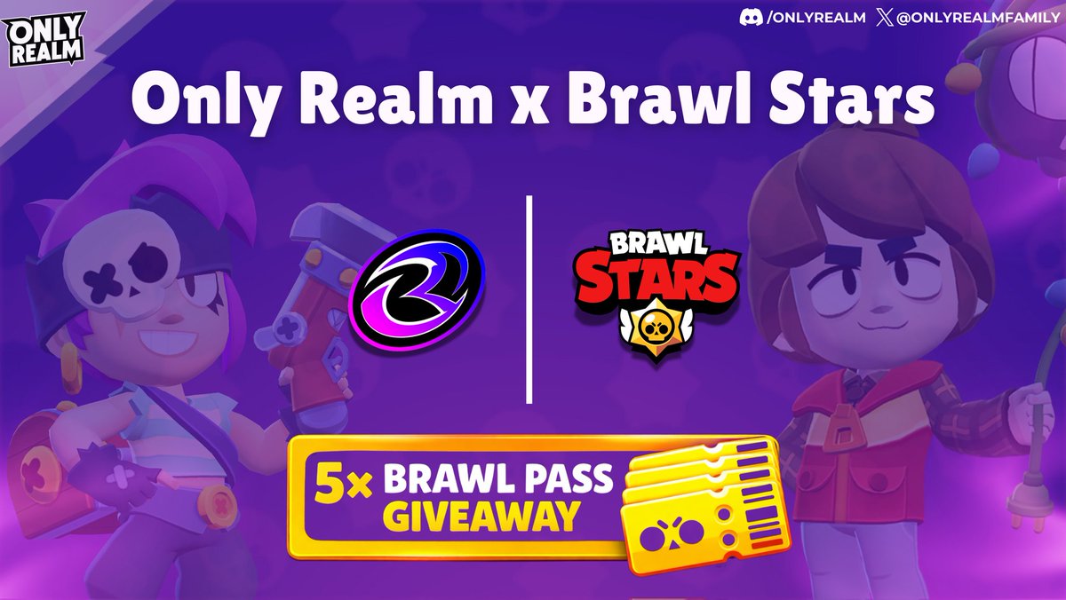 OnlyRealmFamily's tweet image. 𝐎𝐧𝐥𝐲 𝐑𝐞𝐚𝐥𝐦 𝐗 𝐁𝐫𝐚𝐰𝐥 𝐒𝐭𝐚𝐫𝐬

🎮 The Realm keeps growing and today we’re taking a big step forward.
Only Realm is officially expanding into Brawl Stars!

We’ve signed a competitive roster featuring Dani, Rapha, and Duc, marking the start of a new era for our…