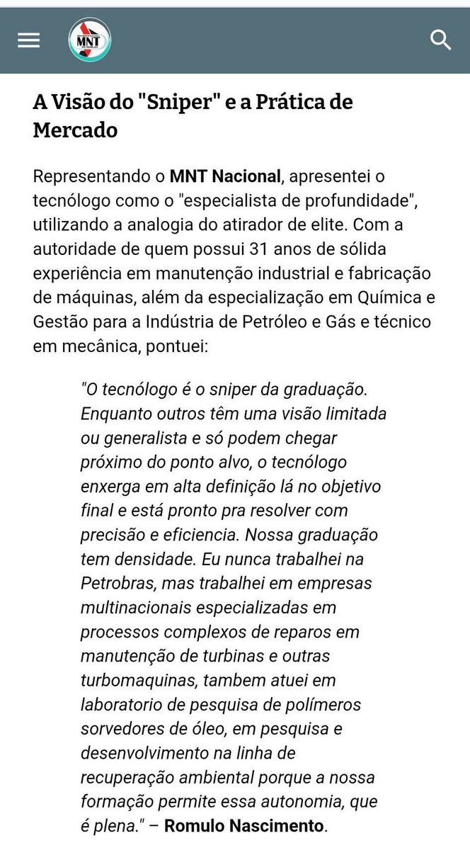 O tema de hoje é importante, já segue meu perfil, compartilha e segue a hashtag #falasdostecnologos