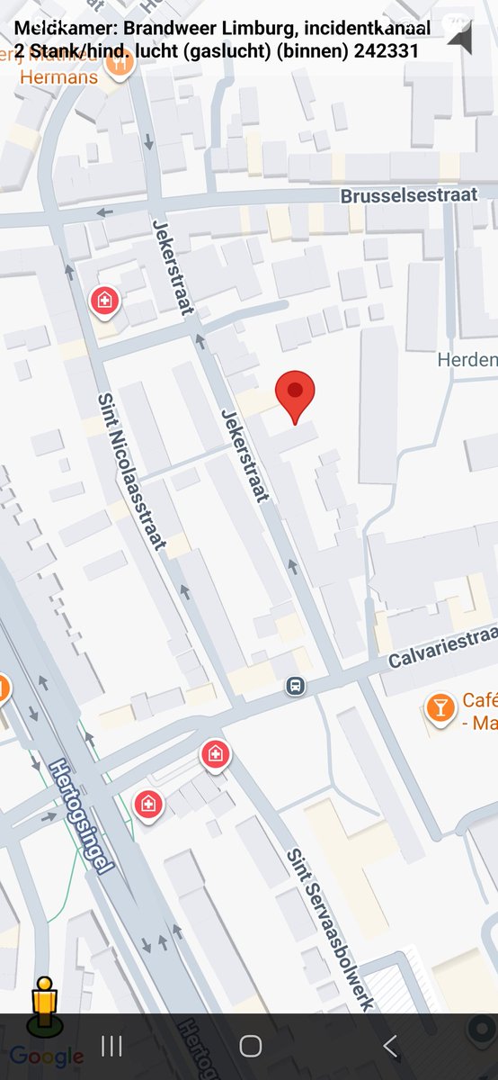 Gaslucht waargenomen in Maastricht