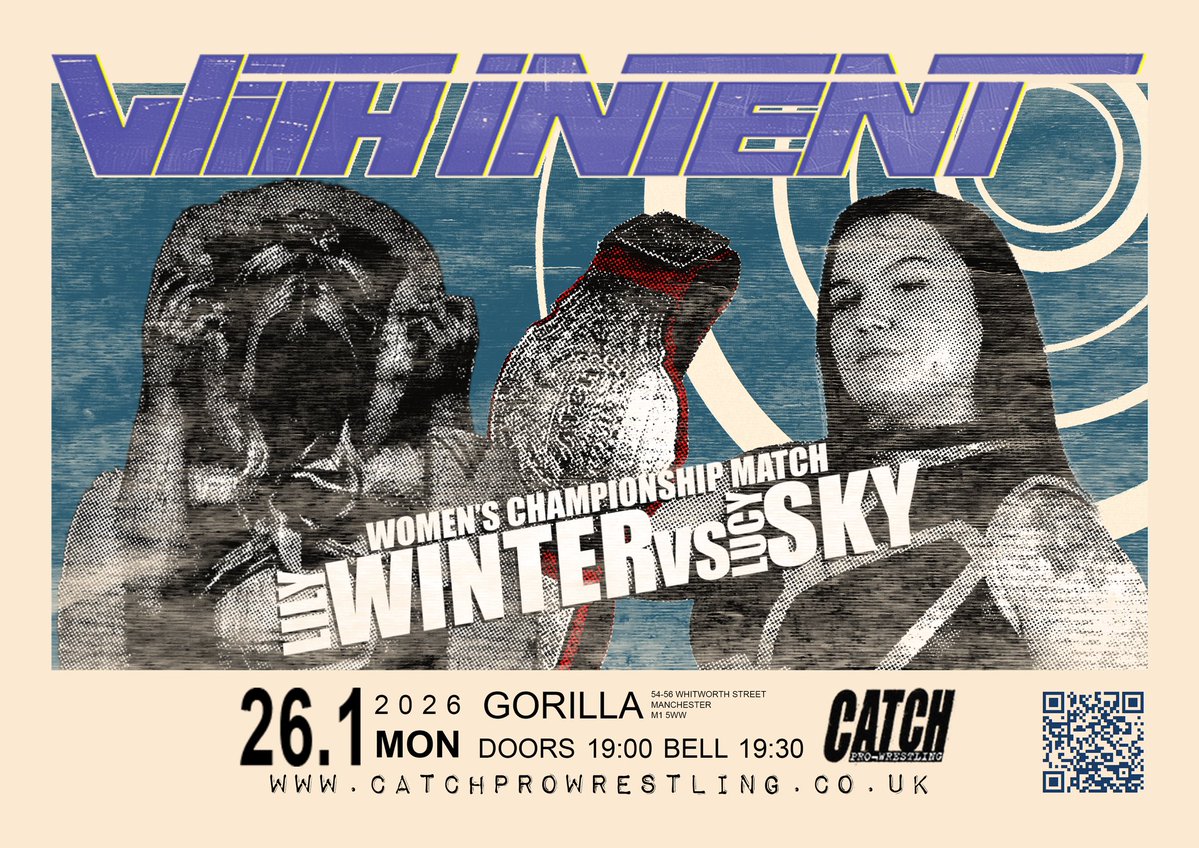 CATCHProWres's tweet image. Lily Winter nearly has done it all in CATCH, from ring announcing to number one contender for the Women's Championship
Lucy Sky has been dominant as Champ and would love nothing more than to send Lily back to being a ring announcer
Who wins this potential game changer?

🔗 below