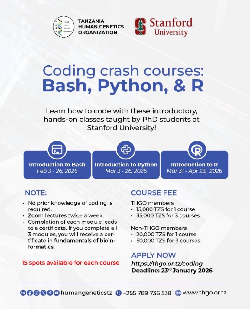 Biotechnology Society of Tanzania tweet media