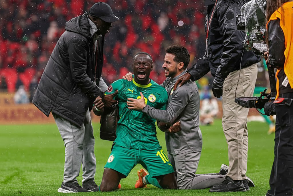 TrollFootball's tweet image. When you have just won the AFCON but realise you have to go back to Al Nassr now