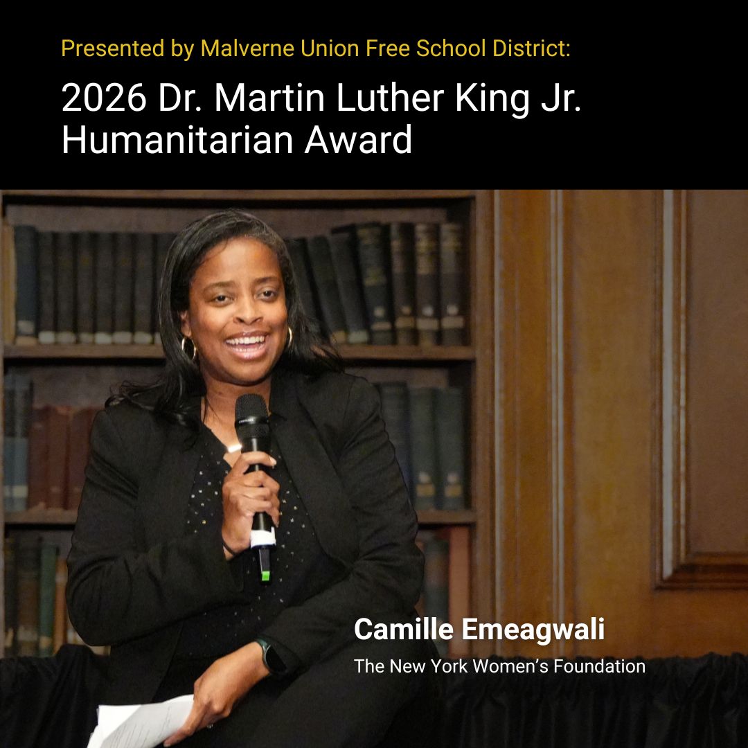 Our SVP <a href="/TheCamilleAE/">Camille A. Emeagwali (she/her)</a> was honored with the 2026 Dr. Martin Luther King Jr. Humanitarian Award at Malverne School District’s annual MLK Celebration. Camille’s leadership embodies the care, responsibility, and commitment to equity Dr. King called us to in our own work 💙