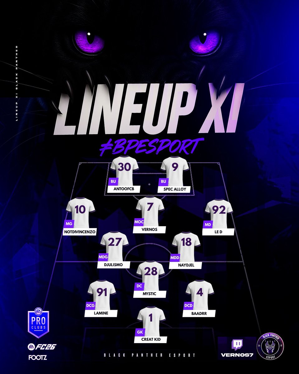 Black Panther eSports tweet media